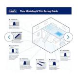 APPEARS NEW - Project Source Bayoak 1/4-in T x 2-in W x 78.7-in L Prefinished Vinyl Multi-purpose Floor Moulding Trim.
