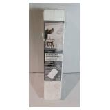 APPEARS NEW - 1/4 in. D x 7-1/4 in. W x 36 in. L Glue-On Tongue and Groove White PVC Wainscoting Panel (6-Pack)