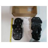 APPEARS NEW - MILLUXXi Lawn Aerator Shoes with Hook & Loop Straps for Effectively Aerating Lawn Soil, One Size Fits All Free-Installation Heavy Duty Spiked Sandals Shoes for Yard Garden Patio Grass, B