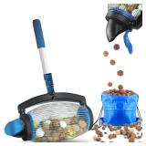 Zozen Nut Gatherer, Pecan Picker Upper, Walnut Picker Upper Roller, Directly Dump Outlet/Also Apply to Hickory Nuts, Chestnuts, Buckeyes, Golf, Butternuts, Objects Size 3/4