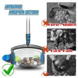 Zozen Nut Gatherer, Pecan Picker Upper, Walnut Picker Upper Roller, Directly Dump Outlet/Also Apply to Hickory Nuts, Chestnuts, Buckeyes, Golf, Butternuts, Objects Size 3/4