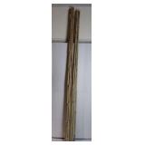 Natural Bamboo Poles, 6 Feet Bamboo Sticks for Plants, Wood Garden Stakes for Tomato, Bean, Flowers, Trees Potted and Climbing Plants, 15 Pack