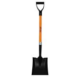 FACTORY SEALED - Ashman Heavy-Duty Transfer Shovel (1-Pack) with 41-Inch long Durable Handle and Blade- Ideal for Construction, Landscaping, Gardening, and Snow Removal- Durable, Rust-Resistant, and M