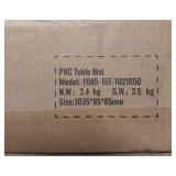 FACTORY SEALED - VEVOR PVC Table Mat, Model # F085-15T-1021850, Size: 1035 x 85 x 85mm
