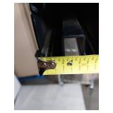 1 Catalyst Fence Solutions Pre Assembled Steel Post Surface Mount 2x2x76 for 6x4ft Vinyl Fence and 1 73" End Rail Post (See Photos for Measurements)