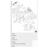 CNH Genuine Parts Plunger Rail Guide for SB521 Small Square Baler 08/08 09/18, 55 Long x 2" Wide x 1/4" Thick, Part # 86640957