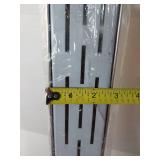 Infinity Drain 72 Stainless Steel Low Profile Linear Drain Kit with 1 1/2" Perforated Offset Slot Grate â Includes PVC Channel, Stop Ends, and Outlet