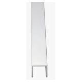 Aluminum LU Channel Glass Shower Door Track, 78 3/4 x 1 1/5" x 1"