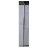 Aluminum LU Channel Glass Shower Door Track, 78 3/4 x 1 1/5" x 1"