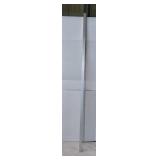 Aluminum LU Channel Glass Shower Door Track, 78 3/4 x 1 1/5" x 1"