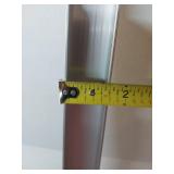 Aluminum LU Channel Glass Shower Door Track, 78 3/4 x 1 1/5" x 1"