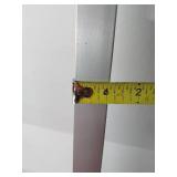 Aluminum LU Channel Glass Shower Door Track, 78 3/4 x 1 1/5" x 1"