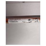 Pointed End Ground Rod: 5/8 in Dia, 8 ft Overall Lg, Copper Bonded Steel, 4 Pack