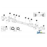 A & I Standard Triangular Inner Tube Replacement Part, A-BP125041500-A, Zoro# G601703499