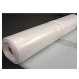 Heavy Duty Clear Plastic Sheeting, Unknown Diminsions,