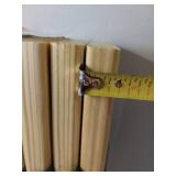 APPEARS NEW - Solid Pine Wood Slats Mattress Support Pack of 13 Count Twin Full Queen Full Replacement Spare Parts Custom Size Cutting Service (Twin 39 x 1 x 3, 39)