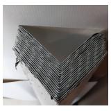 18 Pieces 4X 4"X48" Aluminum Diamond Plate Non Slip Stair Nosing,Window Sill Nosing Plate,Staircase Ledge Guard,Stair Edge Protector for Wall Edge Corner Protector Guard Angle/Walking Surface