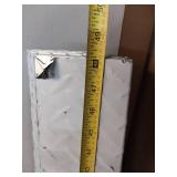 18 Pieces 4X 4"X48" Aluminum Diamond Plate Non Slip Stair Nosing,Window Sill Nosing Plate,Staircase Ledge Guard,Stair Edge Protector for Wall Edge Corner Protector Guard Angle/Walking Surface