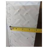 18 Pieces 4X 4"X48" Aluminum Diamond Plate Non Slip Stair Nosing,Window Sill Nosing Plate,Staircase Ledge Guard,Stair Edge Protector for Wall Edge Corner Protector Guard Angle/Walking Surface