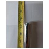 2 Pack Medical IV Poles, Silver Fastener is 44 1/4 (82" Fully Extended), Black Fastener is 37" ( 65" Fully Extended)