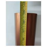 VViViD+ Satin Rose Gold Conform Chrome Vinyl Wrap Roll 5Ft Wide, Unknown Length