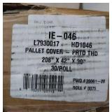 APPEARS NEW - Pallet Cover-PRTD THD, 30 Roll, 208Ã42"Ã30",  SKU#  IE-046,Clear