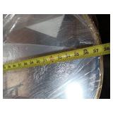 Kate and Laurel Rollo Capsule Framed Wall Mirror, Gold  - Retail: $150