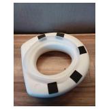 HealthSmart Toilet Seat Riser for Comfort and Elevation Fits Most Toilets