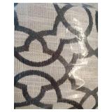 Modern Geometric Blackout Curtain Panel