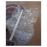 2025 Ice Cube Bottle with Lid and Bin, 2 in 1 Touch-Free Ice Cube, Tray Water Bottle, 500ML Freezer Water Bottle Ice Mold for Tea Coffee, Juice (White 800 ml + 18Grids)