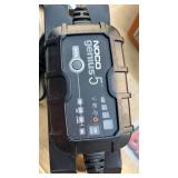 NOCO GENIUS5: 5A 6V/12V Smart Battery Charger Automatic Maintainer, Trickle Charger & Desulfator with Overcharge Protection & Temperature Compensation For Lead-Acid & Lithium Batteries (Tested)