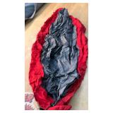 Magellan/Avalanche portable parachute nylon hammock in red and grey