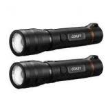 2 pack Coast G60R Waterproof Rechargeable Flashlight - Retail: $60