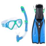 U.S. Divers Bimini Adult Snorkel, & Fins Set NO Mask