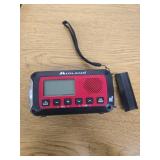 Midland - Emergency Crank Weather Alert Radio - Red/Black - Retail: $100
