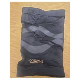 copper fit pro series compression knee sleeve, black with copper trim, xx-large