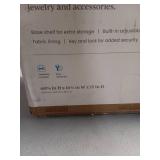 Jewelry Cabinet with Mirror - Brightroom: Full-Length Organizer, MDF, Rectangle, White, 60.75" Height, 5 Pieces - Retail: $150