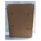 24" x 36" Infinity Mantle Mirror Brass - Threshold: Rust-Resistant, Wall Mount, Modern Decor - Retail: $90