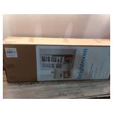 Jewelry Cabinet with Mirror - Brightroomâ: Full-Length Organizer, MDF, Rectangle, White, 60.75" Height, 5 Pieces - Retail: $150