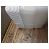 Sterilite Set of (10) 6 Quart Storage Boxes  Clear Plastic Storage Bin with Snap-on Lid  White