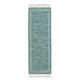 Mainstays Wexford Vintage Indoor Runner Rug, Teal, 20" x 60"