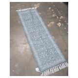 Mainstays Wexford Vintage Indoor Runner Rug, Teal, 20" x 60"