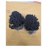 Tanlade 500 Pcs Eyeshadow Applicators Disposable Eye Makeup Brushes Eyeshadow Double Sided Sponge Brushes for Women Lady Girls(2.95 Inch,Black)