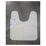 Mainstays Basic Polyester Contour Bath Rug, Grey, 20\" x 22\" Set of 2