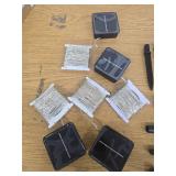 YEOLEH Solar String Lights 33FT 100LED Silver Wire Christmas Fairy Lights Waterproof Patio Light with 8 Modes for Garden Tree Decor 4 Pack Warm White