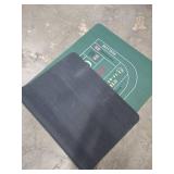 YUZPKRSI 70\" x 35\" Portable Professional Casino Craps Tabletop Layout Mat with Carrying Bag, Non-Slip Rubber Craps Dice Game Layout Table Top Cover for Parties, Home Entertainment, Game Night