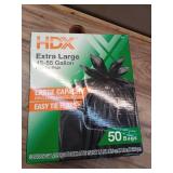 50 Gallon Wave Cut Extra Large Trash Bags (50-Count)