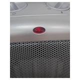 Lasko 9 1500W Electric Ceramic Space Heater with Adjustable Thermostat  Silver