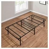 Mainstays Twin XL 14\" High Profile Foldable Steel Platform Bed Frame - Retail: $92