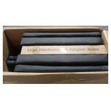 Mainstays Memory Foam 71.6\" Futon with Cupholder and USB, Black Faux Leather - Retail: $220